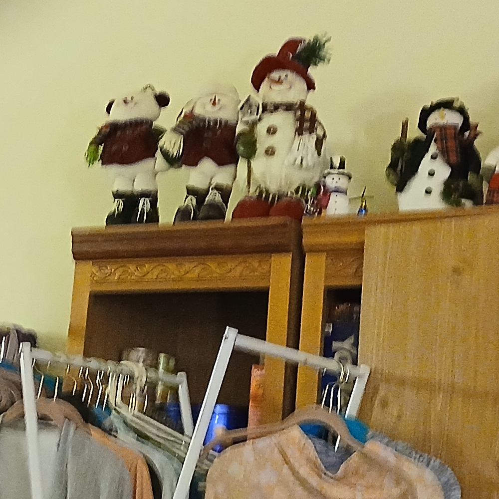 Red and White Holiday Decor Set